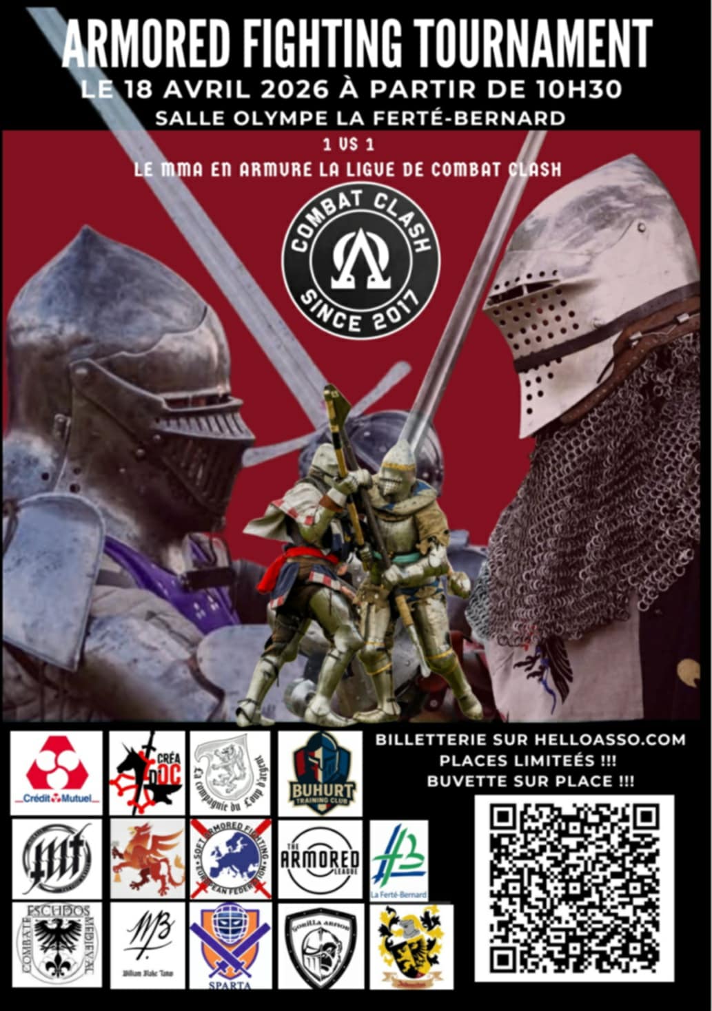 Tournoi de combat Clash à La Ferté-Bernard